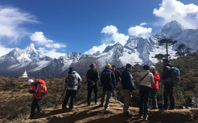 Sernior citizens Everest base camp Trek